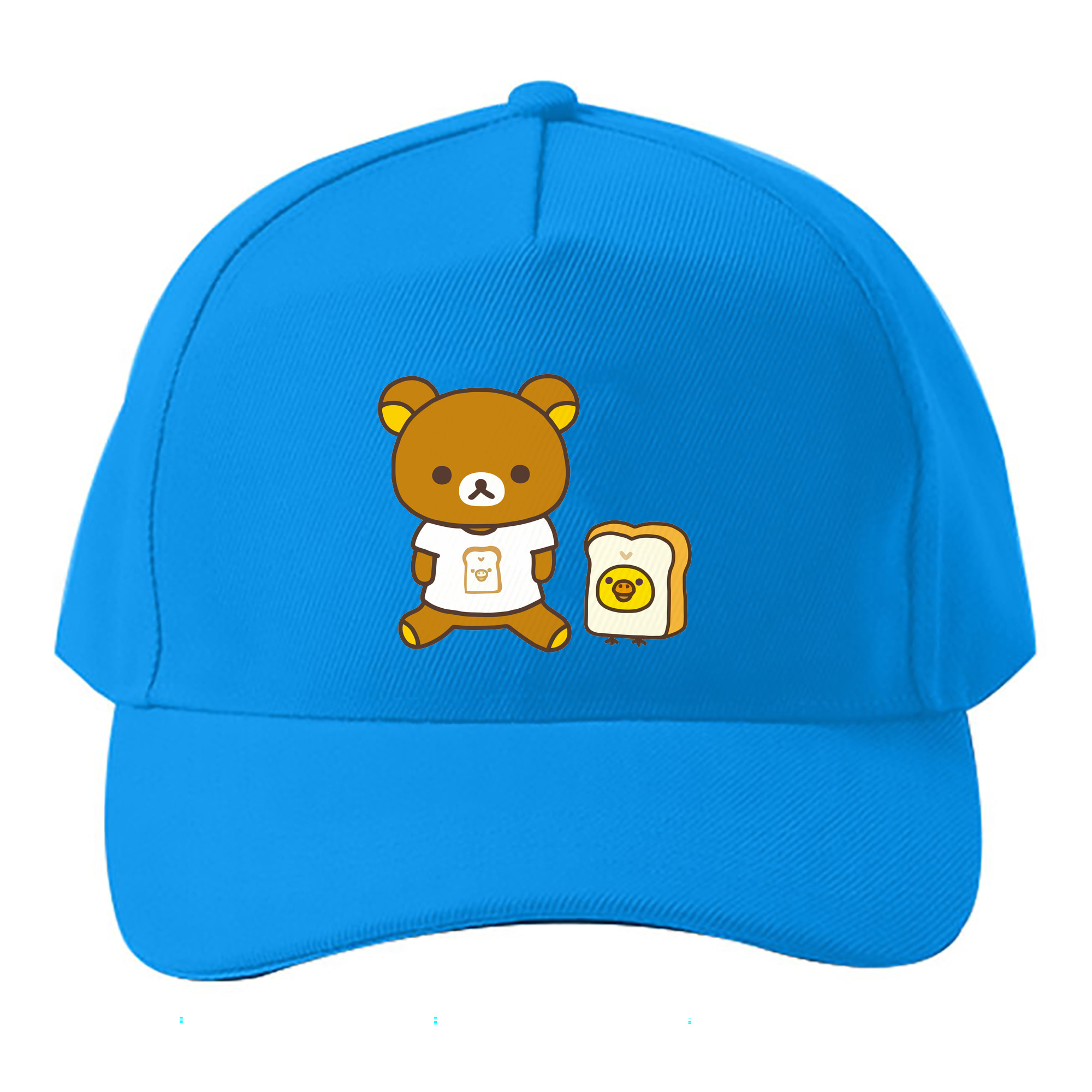 （画像用） リラックマ リラックマ キイロイトリ Rilakkuma Korilakkuma Kiiroitori ベースボールキャップ 綿100％ 男女兼用 帽子 スポーツ